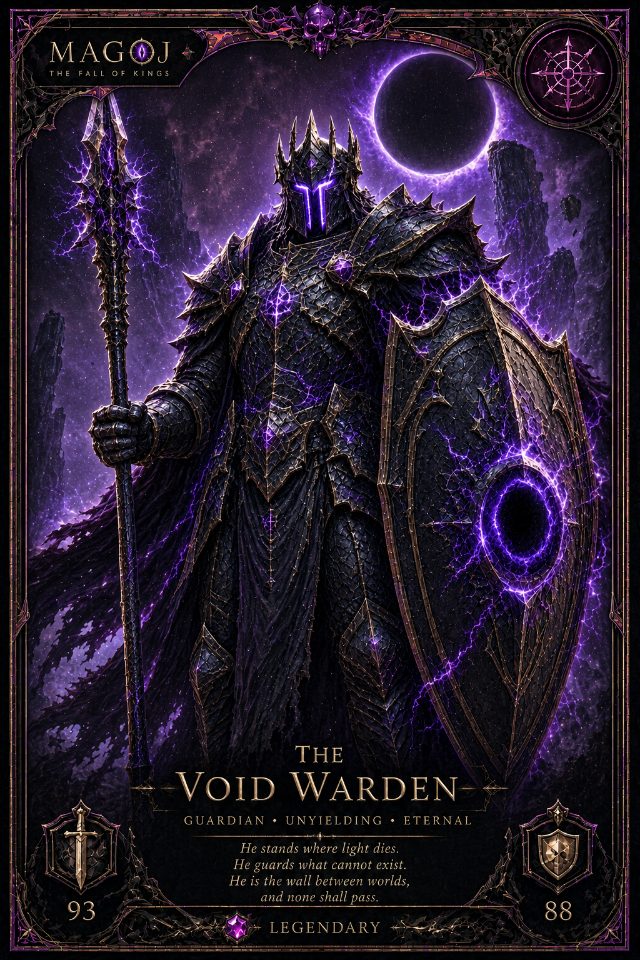 The Void Warden MAGOJ card